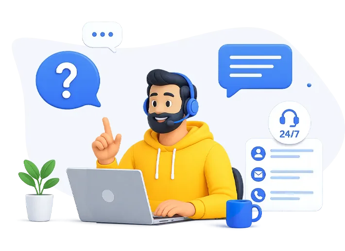 تماس و مشاوره قبل از دریافت خدمات سئو توسط تیم پشتیبانی آژانس دیجیتال مارکتینگ فندق