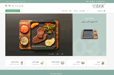 طراحی سایت تاباک
